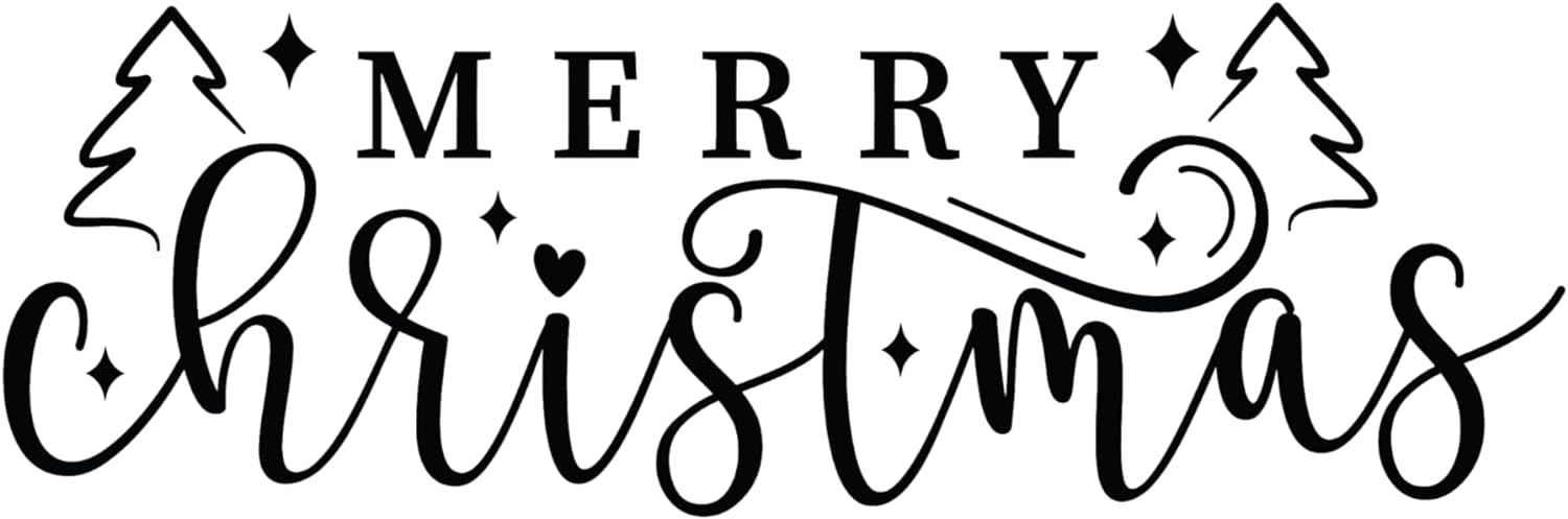 Inspirational Quote Merry Christmas Motivational Sticker Vinyl Decal Motivation Stickers- 5" Vinyl Sticker Waterproof