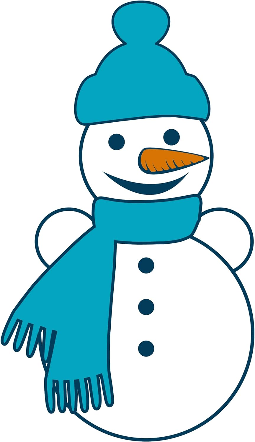 Inspirational Quote Winter Snowman Motivational Sticker Vinyl Decal Motivation Stickers- 5" Vinyl Sticker Waterproof