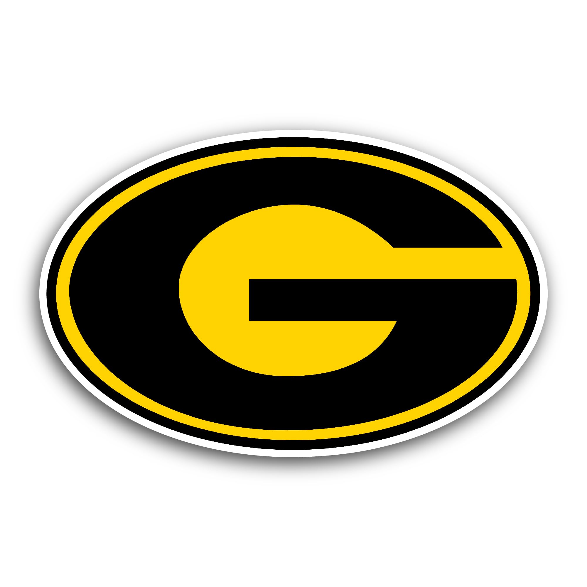 2 (Pieces) 3" and 5" Grambling St@te University Sticker, Waterproof Vinyl Decals for Many Purpose Li
