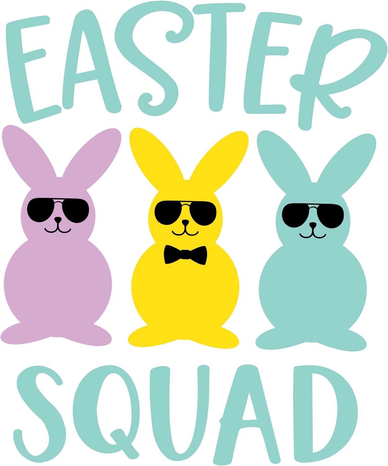 Inspirational Quote "Easter Squad" Motivational Sticker Vinyl Decal Motivation Stickers- 5" Vinyl Sticker Waterproof