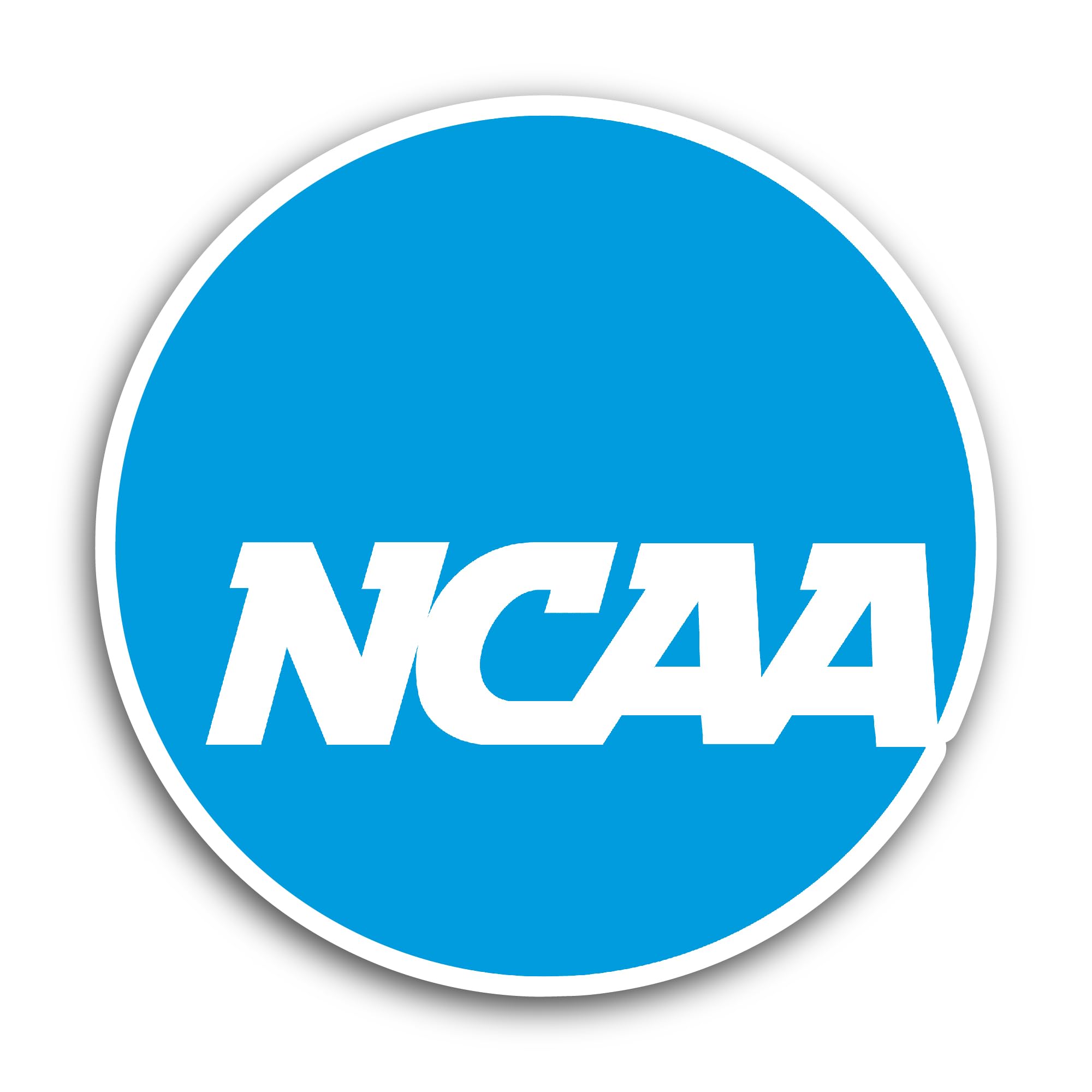 2 (Pieces) 3" and 5" NCAA Sticker, Waterproof Vinyl Decals for Many Purpose Like Cars, Trucks, Lapto
