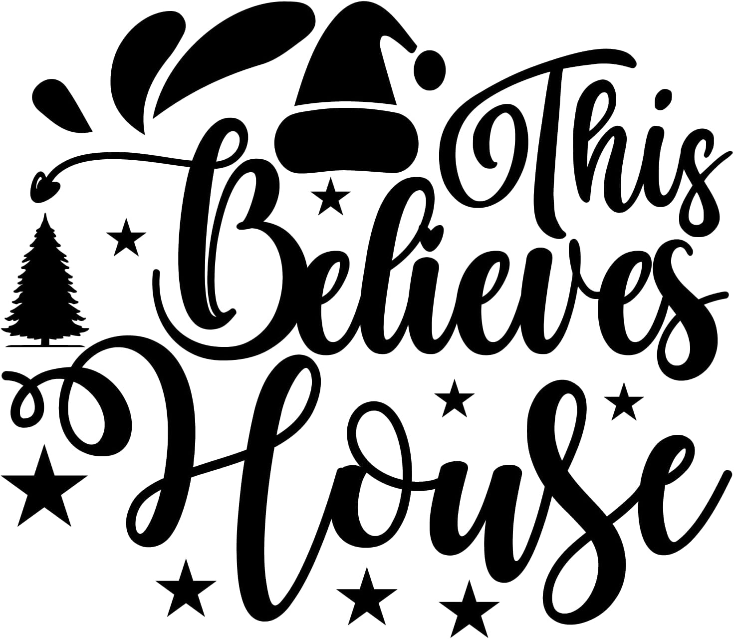 Inspirational Quote This Believes House Motivational Sticker Vinyl Decal Motivation Stickers- 5" Vinyl Sticker Waterproof