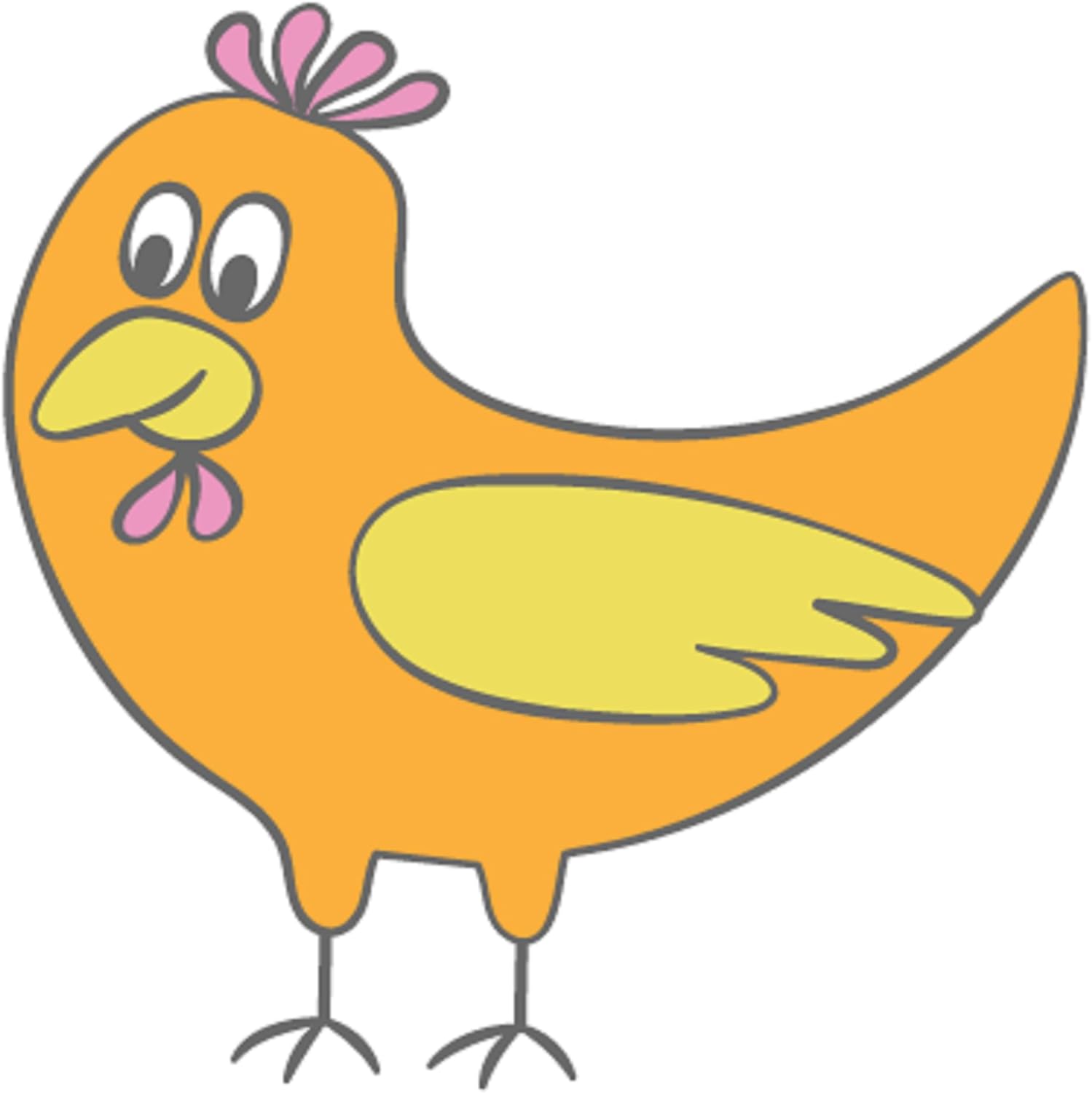 Inspirational Quote "Easter Chicken" Motivational Sticker Vinyl Decal Motivation Stickers- 5" Vinyl Sticker Waterproof
