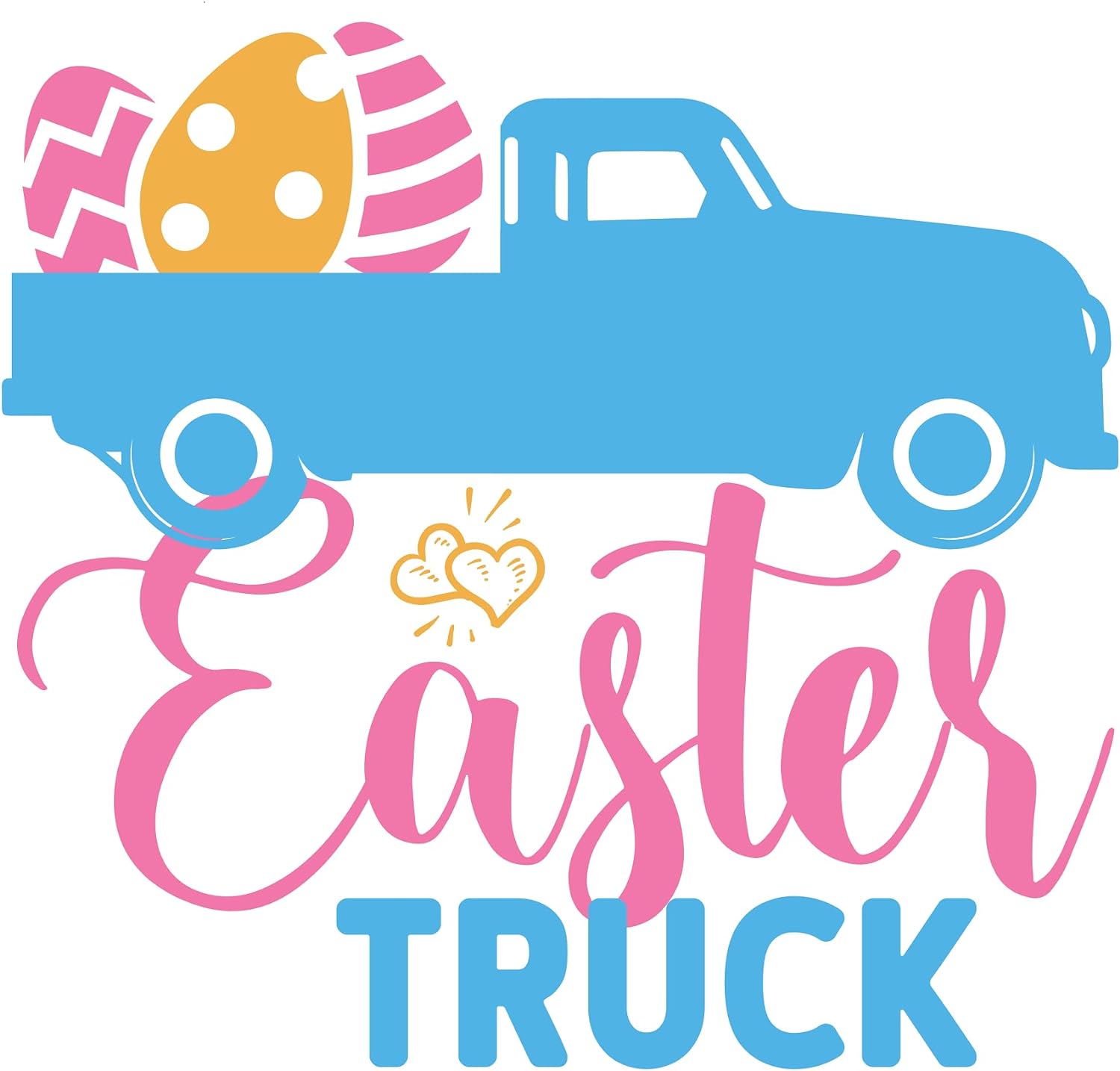Inspirational Quote "Easter Truck" Motivational Sticker Vinyl Decal Motivation Stickers- 5" Vinyl Sticker Waterproof