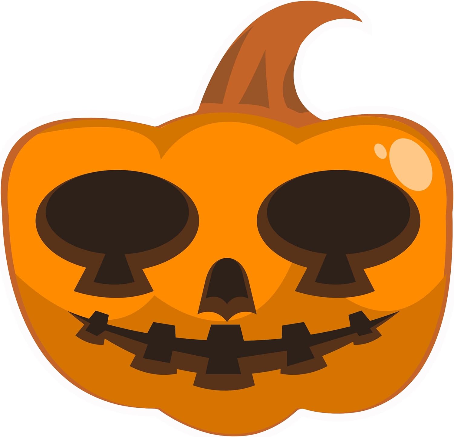 Inspirational Quote Halloween Pumpkin- Motivational Sticker Vinyl Decal Motivation Stickers- 5" Vinyl Sticker Waterproof