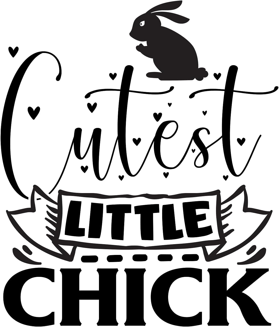 Inspirational Quote "Daddy's Little Chick" Motivational Sticker Vinyl Decal Motivation Stickers- 5" Vinyl Sticker Waterproof
