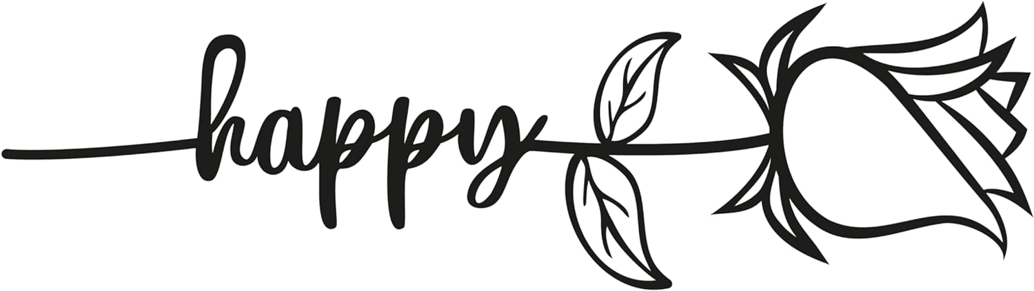 Inspirational Quote Happy Motivational Sticker Vinyl Decal Motivation Stickers- 5" Vinyl Sticker Waterproof