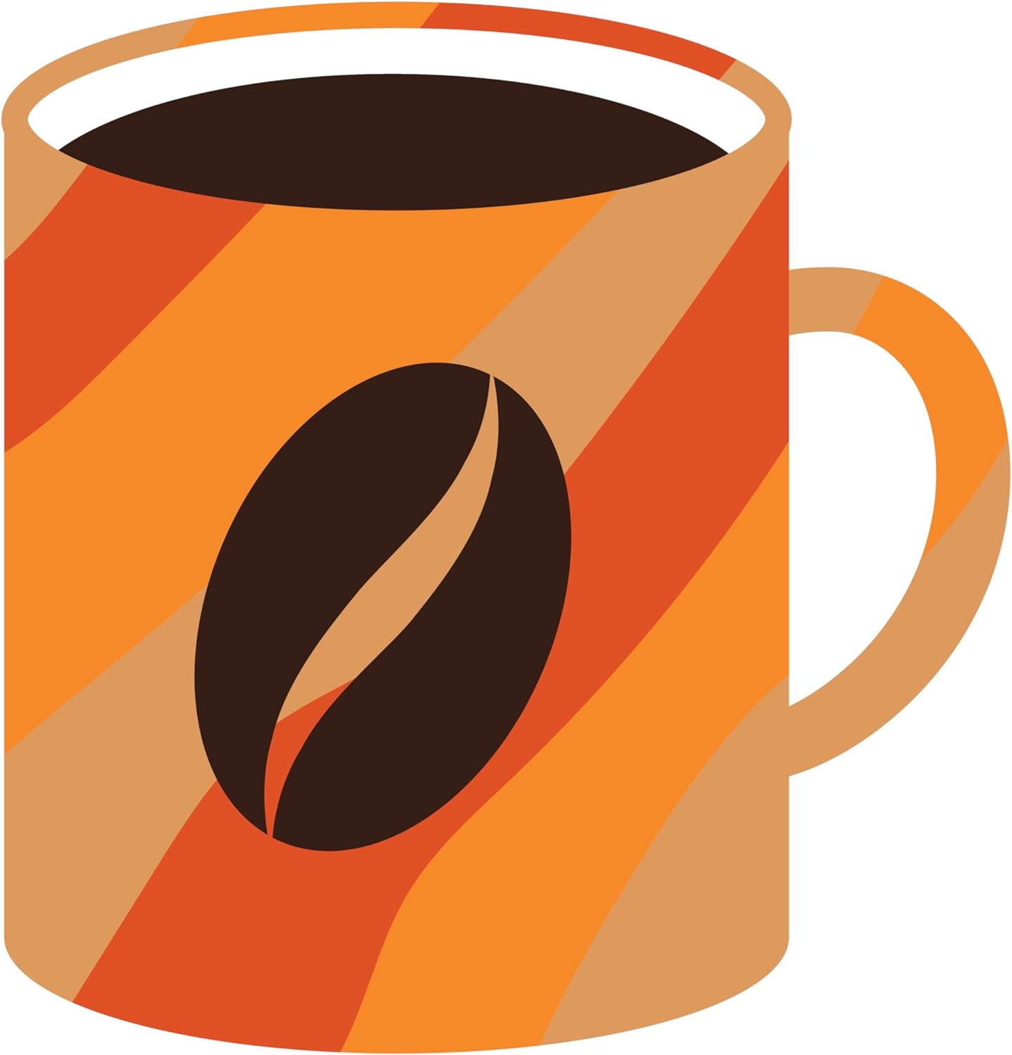 Inspirational Quote "Delicious Coffee Beans" Motivational Sticker Vinyl Decal Motivation Stickers- 5" Vinyl Sticker Waterproof