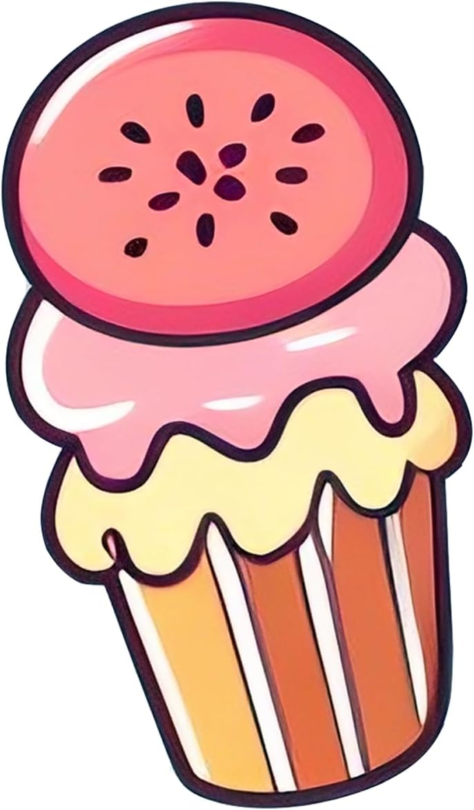 Inspirational Quote Sweet Cupcake Motivational Sticker Vinyl Decal Motivation Stickers- 5" Vinyl Sticker Waterproof