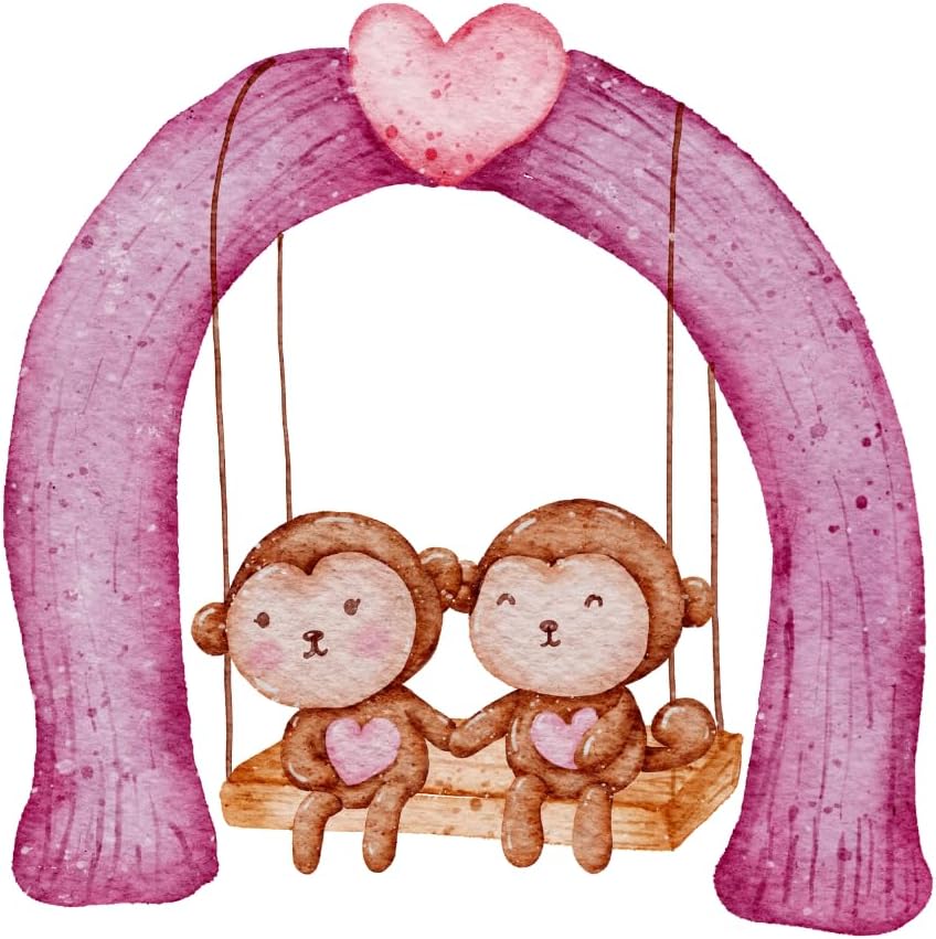 Inspirational Quote Monkey Valentine Motivational Sticker Vinyl Decal Motivation Stickers- 5" Vinyl Sticker Waterproof