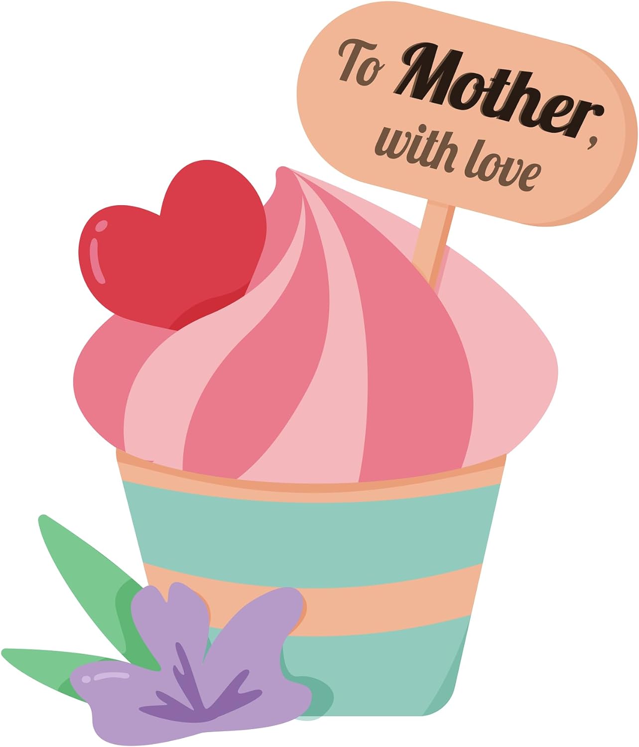 Inspirational Quote "to Mother with Love" Motivational Sticker Vinyl Decal Motivation Stickers- 5" Vinyl Sticker Waterproof