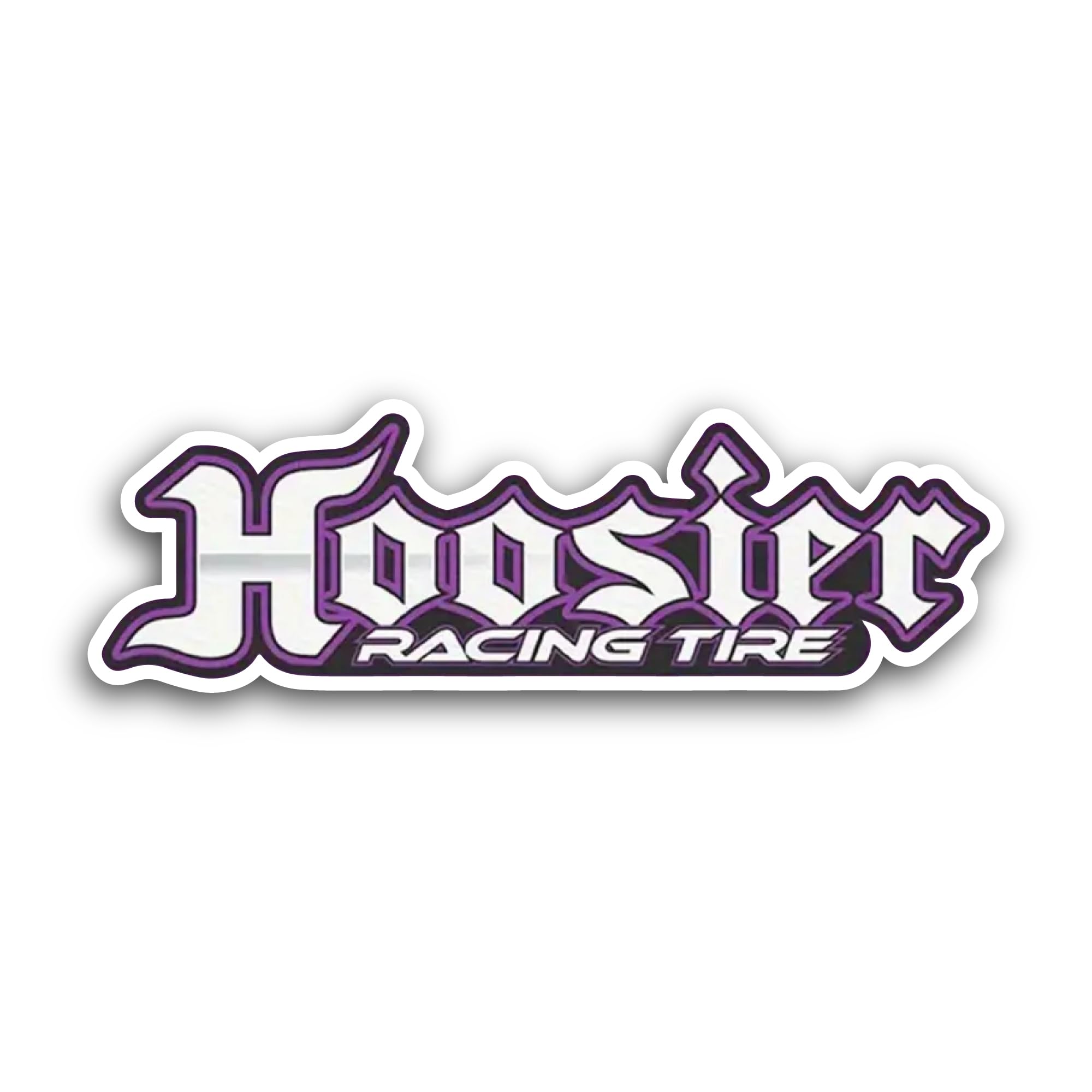 2 (Pieces) 3" and 5" Hoosier Racing Tire Sticker, Waterproof Vinyl Decals for Many Purpose Like Cars