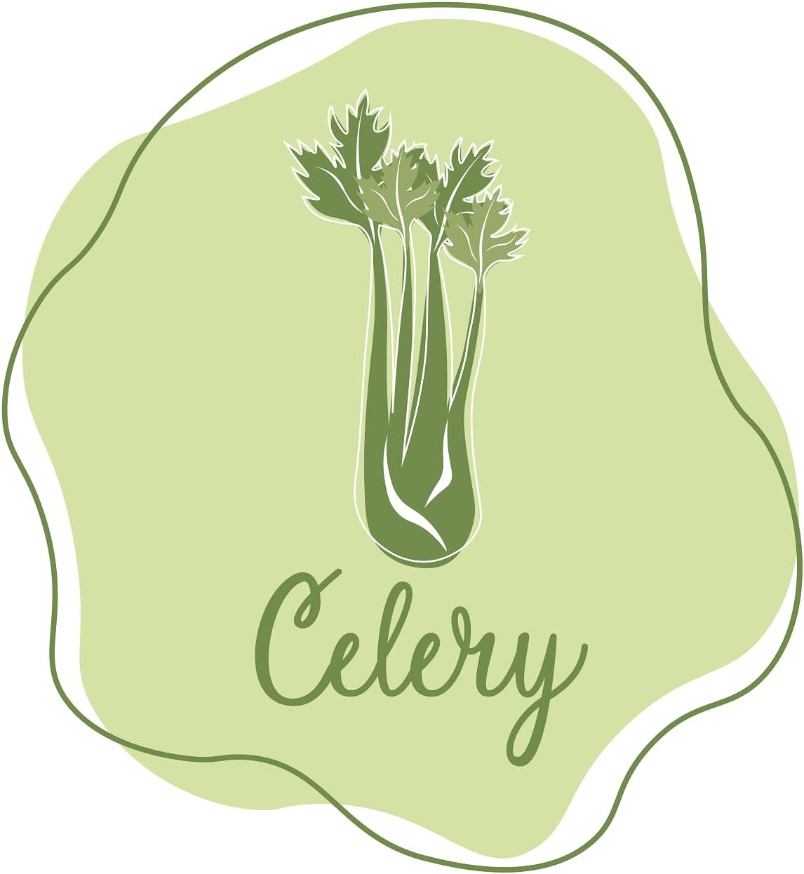 Inspirational Quote Celery Motivational Sticker Vinyl Decal Motivation Stickers- 5" Vinyl Sticker Waterproof