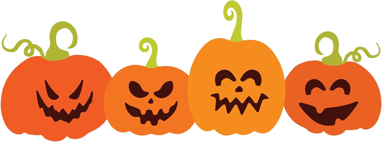 Inspirational Quote Set Pumpkins with Different Smiles Motivational Sticker Vinyl Decal Motivation Stickers- 5" Vinyl Sticker Waterproof