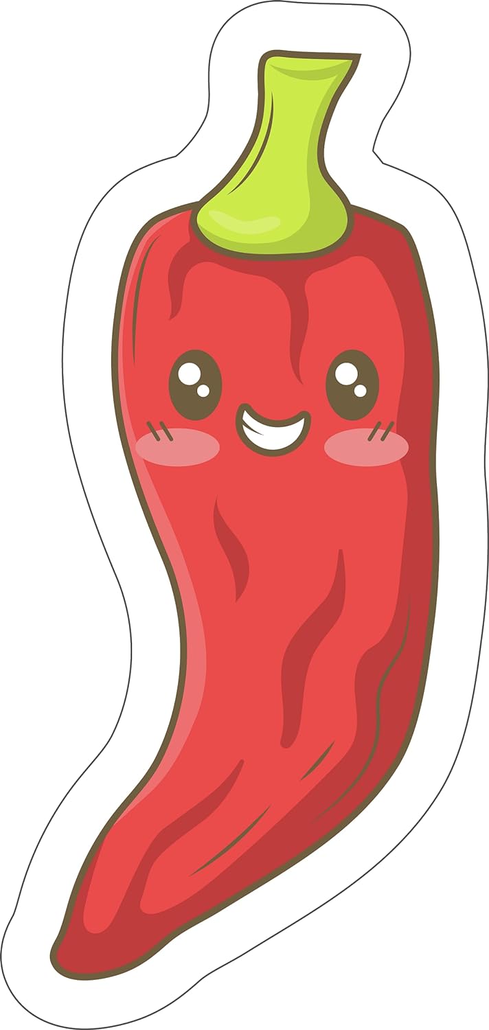 Inspirational Quote Hot Chili Motivational Sticker Vinyl Decal Motivation Stickers- 5" Vinyl Sticker Waterproof