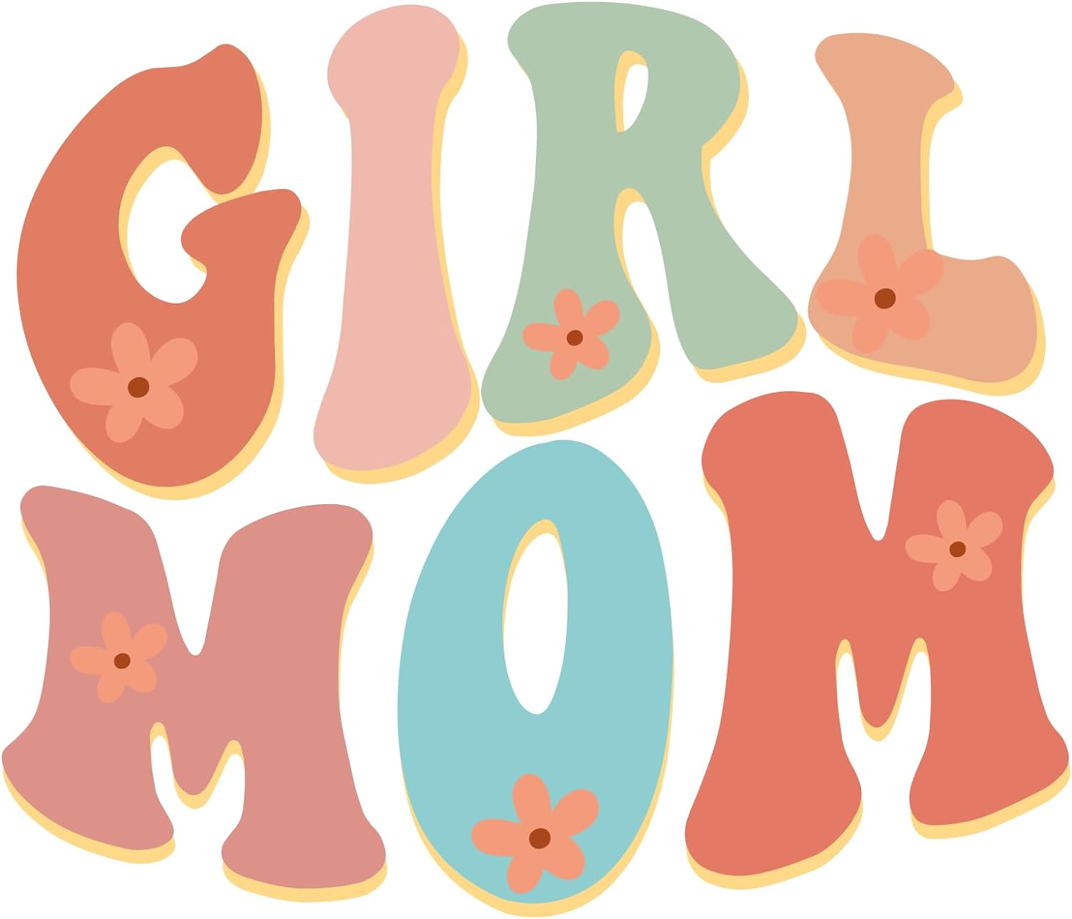 Inspirational Quote "Girl Mom" Motivational Sticker Vinyl Decal Motivation Stickers- 5" Vinyl Sticker Waterproof