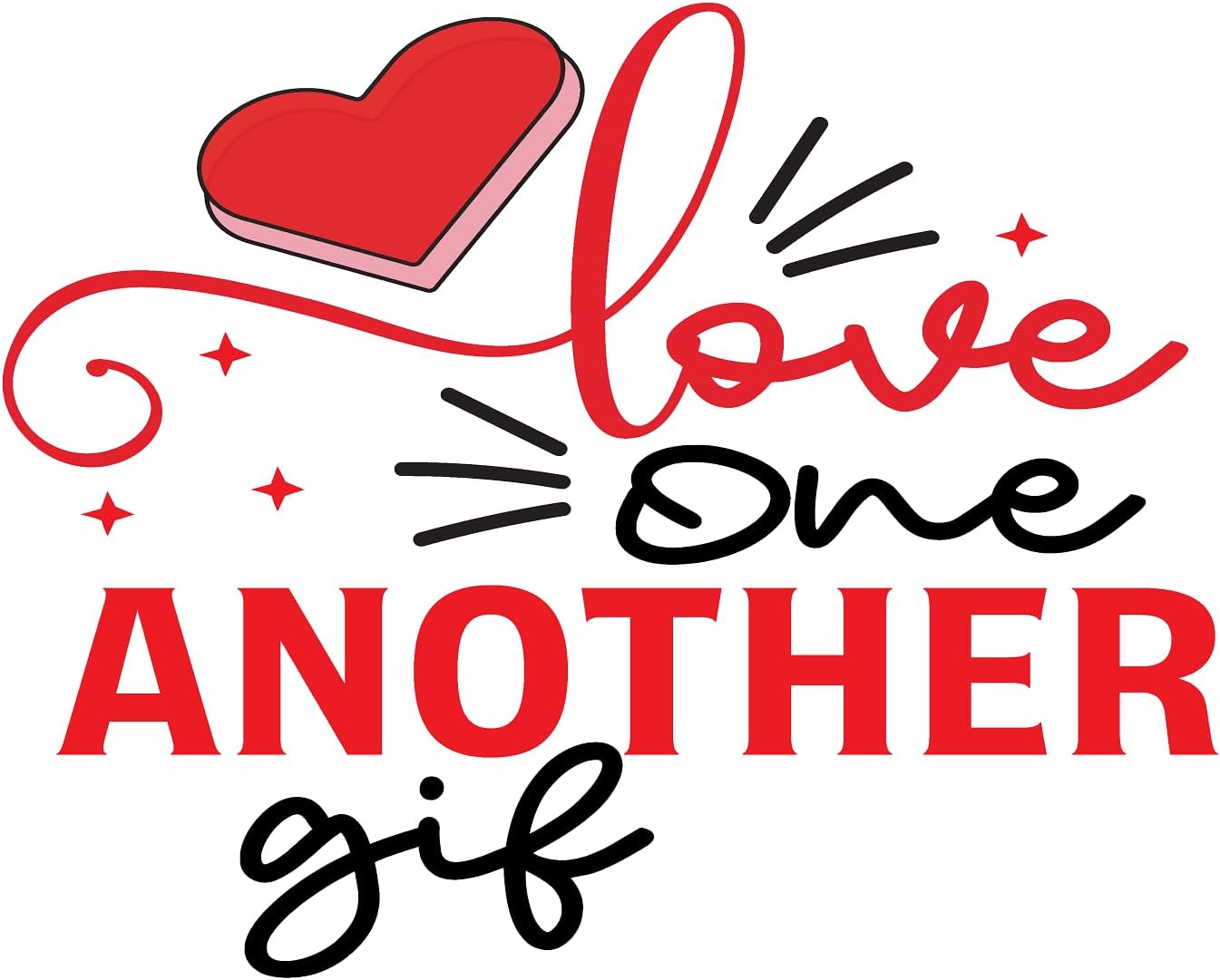 Inspirational Quote Love One Another GIF Motivational Sticker Vinyl Decal Motivation Stickers- 5" Vinyl Sticker Waterproof