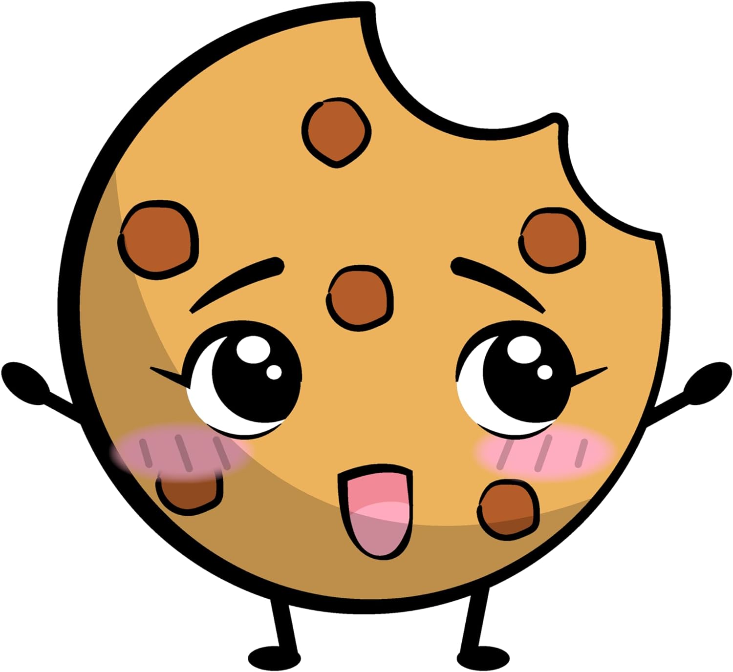 Inspirational Quote Sweet Cookie Motivational Sticker Vinyl Decal Motivation Stickers- 5" Vinyl Sticker Waterproof