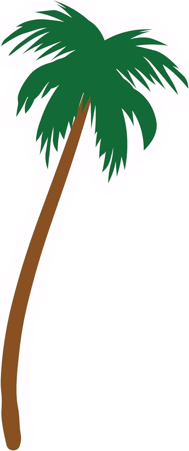 Inspirational Quote "Palm Tree" Motivational Sticker Vinyl Decal Motivation Stickers- 5" Vinyl Sticker Waterproof