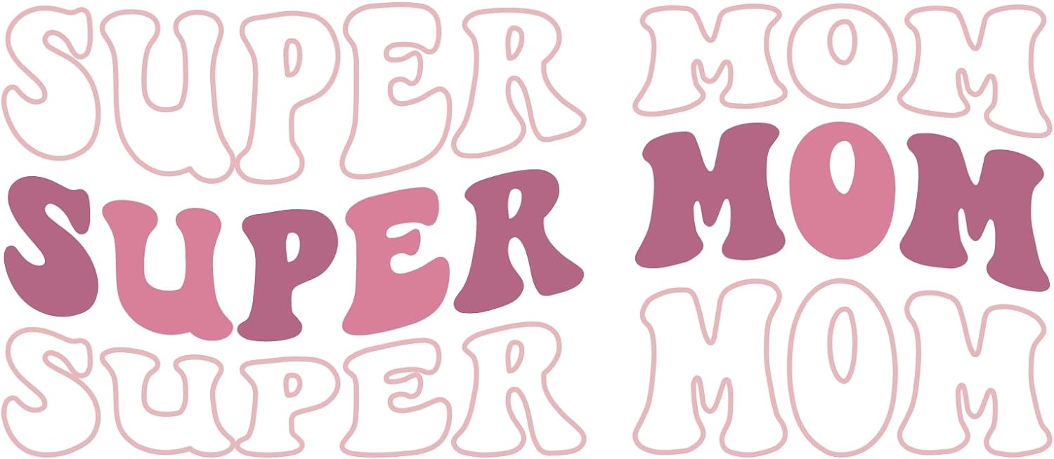 Inspirational Quote "Super mom, Sticker" Motivational Sticker Vinyl Decal Motivation Stickers- 5" Vinyl Sticker Waterproof