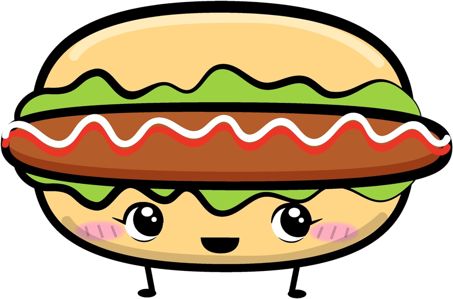 Inspirational Quote Hamburger Sticker Great Gift Motivational Sticker Vinyl Decal Motivation Stickers- 5" Vinyl Sticker Waterproof