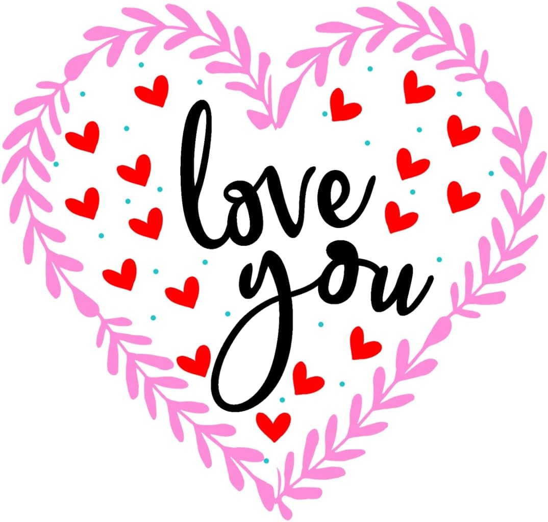 Inspirational Quote Love You Motivational Sticker Vinyl Decal Motivation Stickers- 5" Vinyl Sticker Waterproof