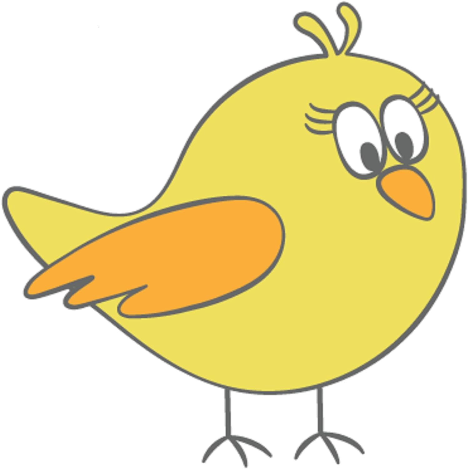Inspirational Quote "Easter Chicken" Motivational Sticker Vinyl Decal Motivation Stickers- 5" Vinyl Sticker Waterproof