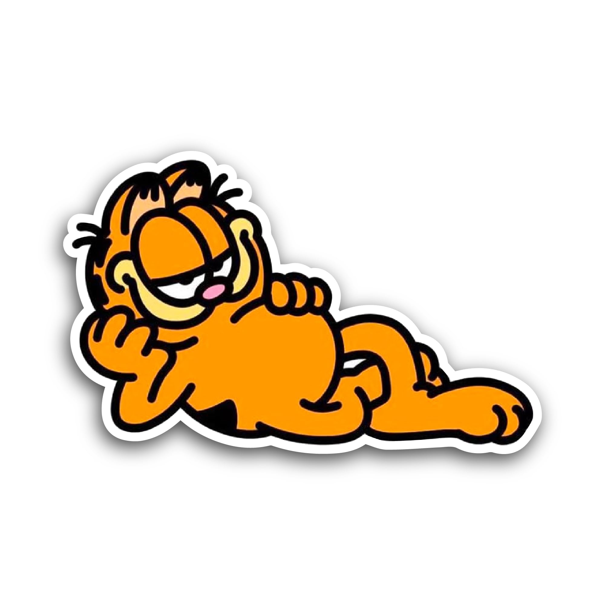 2 (Pieces) 3" and 5" Brown Cat Sticker, Waterproof Vinyl Decals for Many Purpose Like Cars, Trucks,