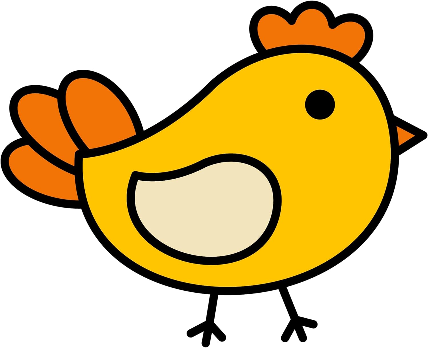 Inspirational Quote "Cute Little Chick" Motivational Sticker Vinyl Decal Motivation Stickers- 5" Vinyl Sticker Waterproof