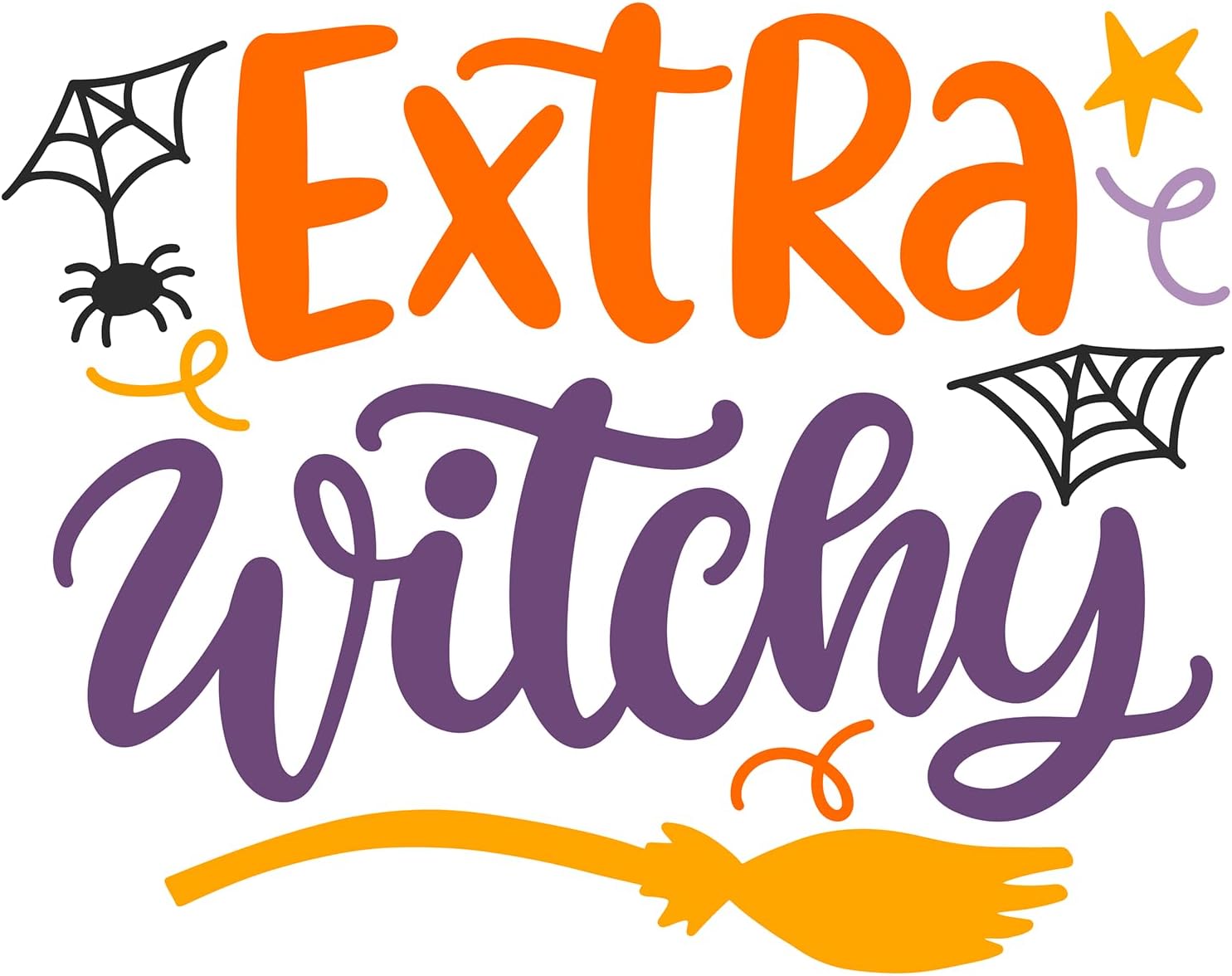 Inspirational Quote Extra Witchy Motivational Sticker Vinyl Decal Motivation Stickers- 5" Vinyl Sticker Waterproof