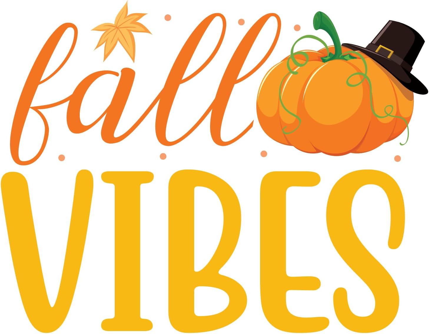 Inspirational Quote Fall Vibes Motivational Sticker Vinyl Decal Motivation Stickers- 5" Vinyl Sticker Waterproof