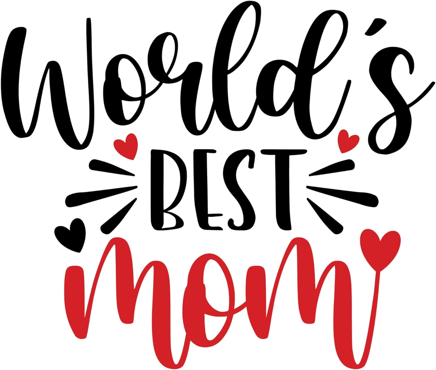 Inspirational Quote "World's Best mom-" Motivational Sticker Vinyl Decal Motivation Stickers- 5" Vinyl Sticker Waterproof