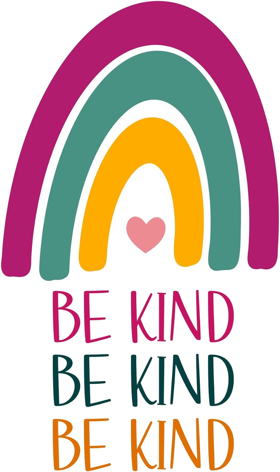 Inspirational Quote Be Kind Motivational Sticker Vinyl Decal Motivation Stickers- 5" Vinyl Sticker Waterproof