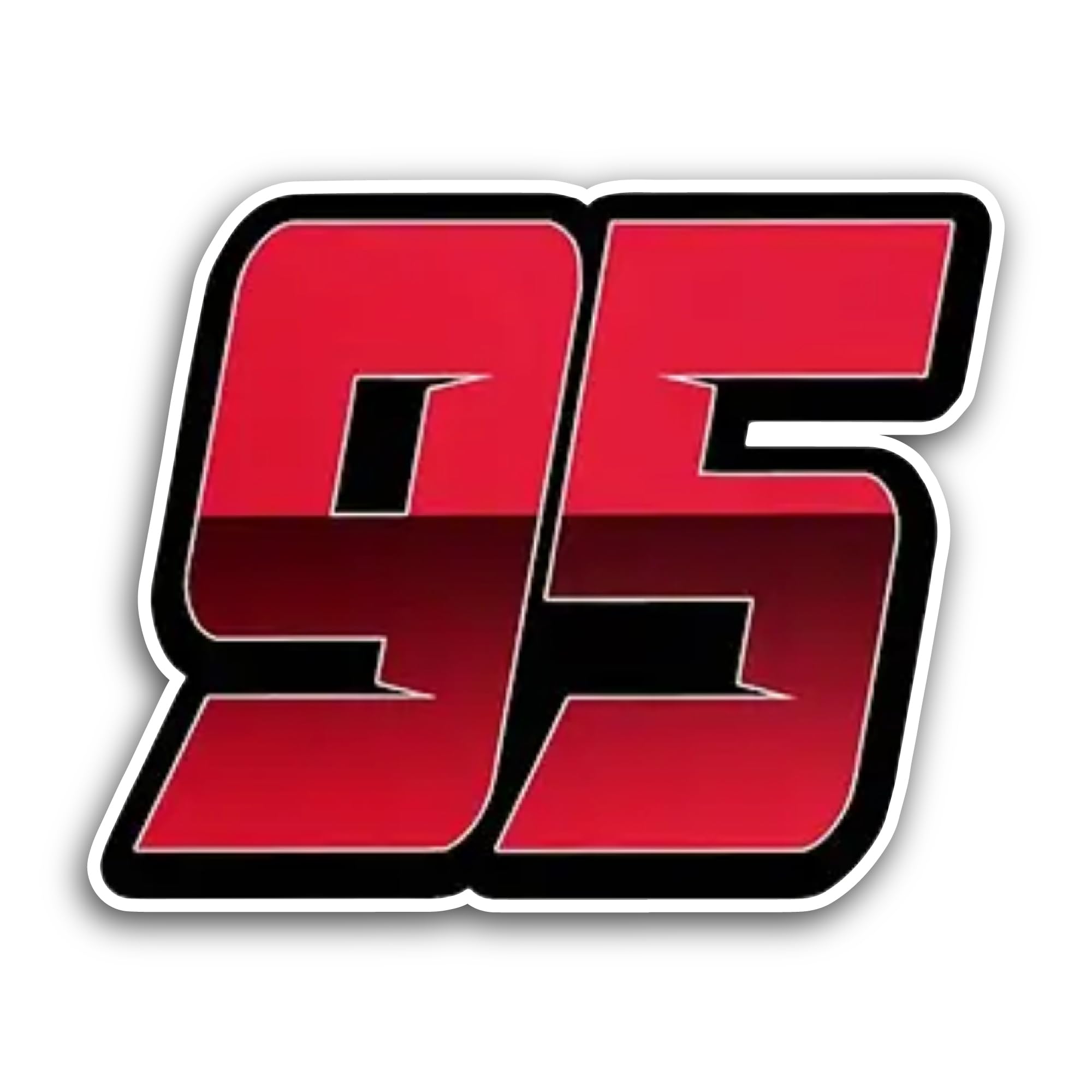 2 (Pieces) 3" and 5" 95 Sticker, Waterproof Vinyl Decals for Many Purpose Like Cars, Trucks, Laptops