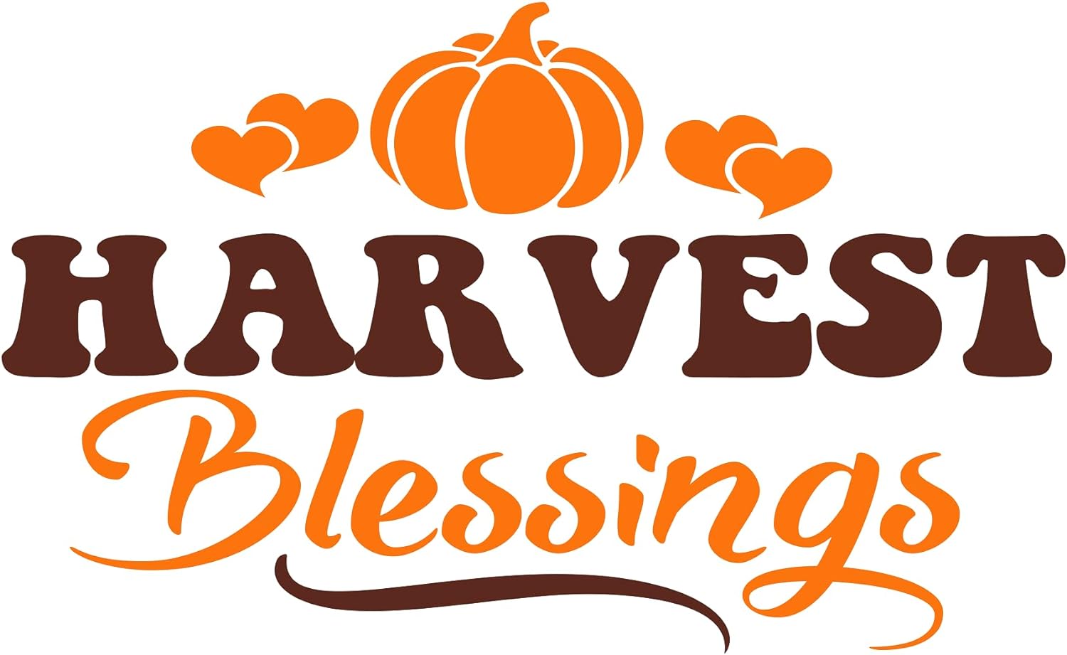 Inspirational Quote Harvest Blessings Motivational Sticker Vinyl Decal Motivation Stickers- 5" Vinyl Sticker Waterproof