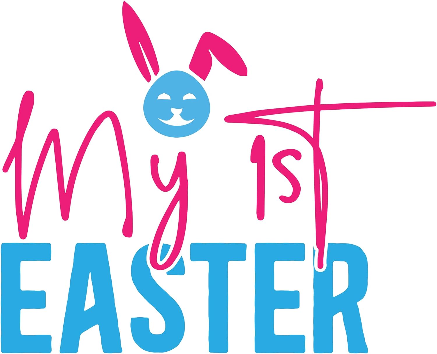 Inspirational Quote "My 1St Easter" Motivational Sticker Vinyl Decal Motivation Stickers- 5" Vinyl Sticker Waterproof