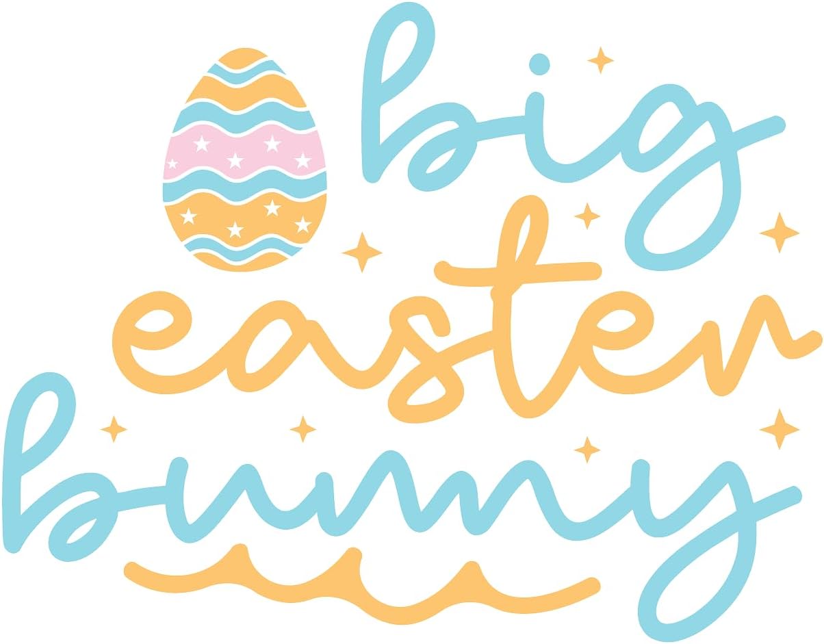 Inspirational Quote "Big Easter Bunny" Motivational Sticker Vinyl Decal Motivation Stickers- 5" Vinyl Sticker Waterproof