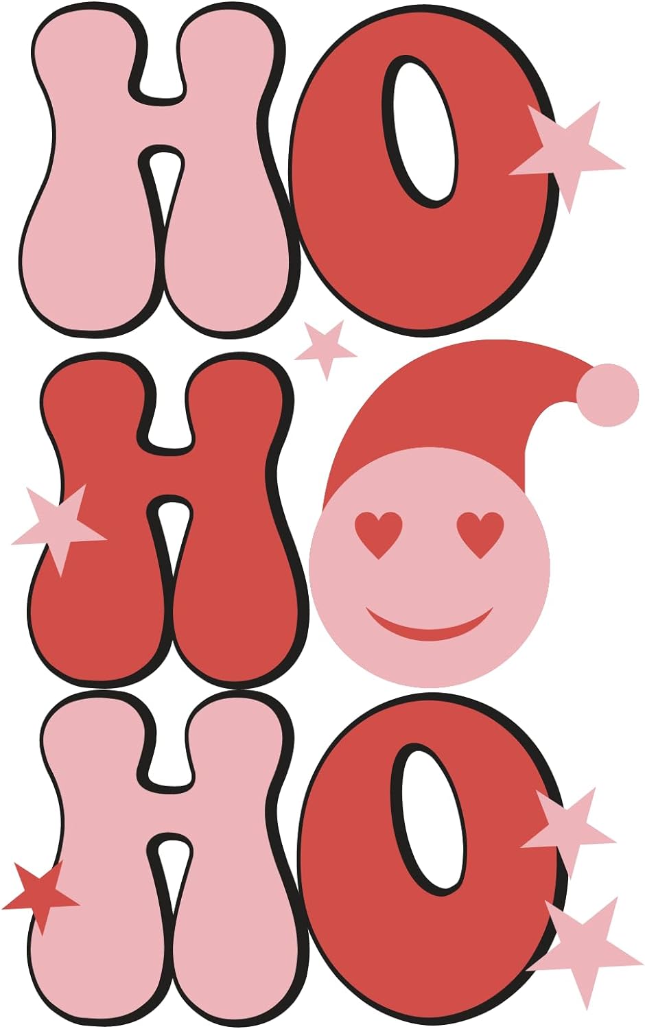Inspirational Quote Ho Ho Ho Hear Emoji Motivational Sticker Vinyl Decal Motivation Stickers- 5" Vinyl Sticker Waterproof