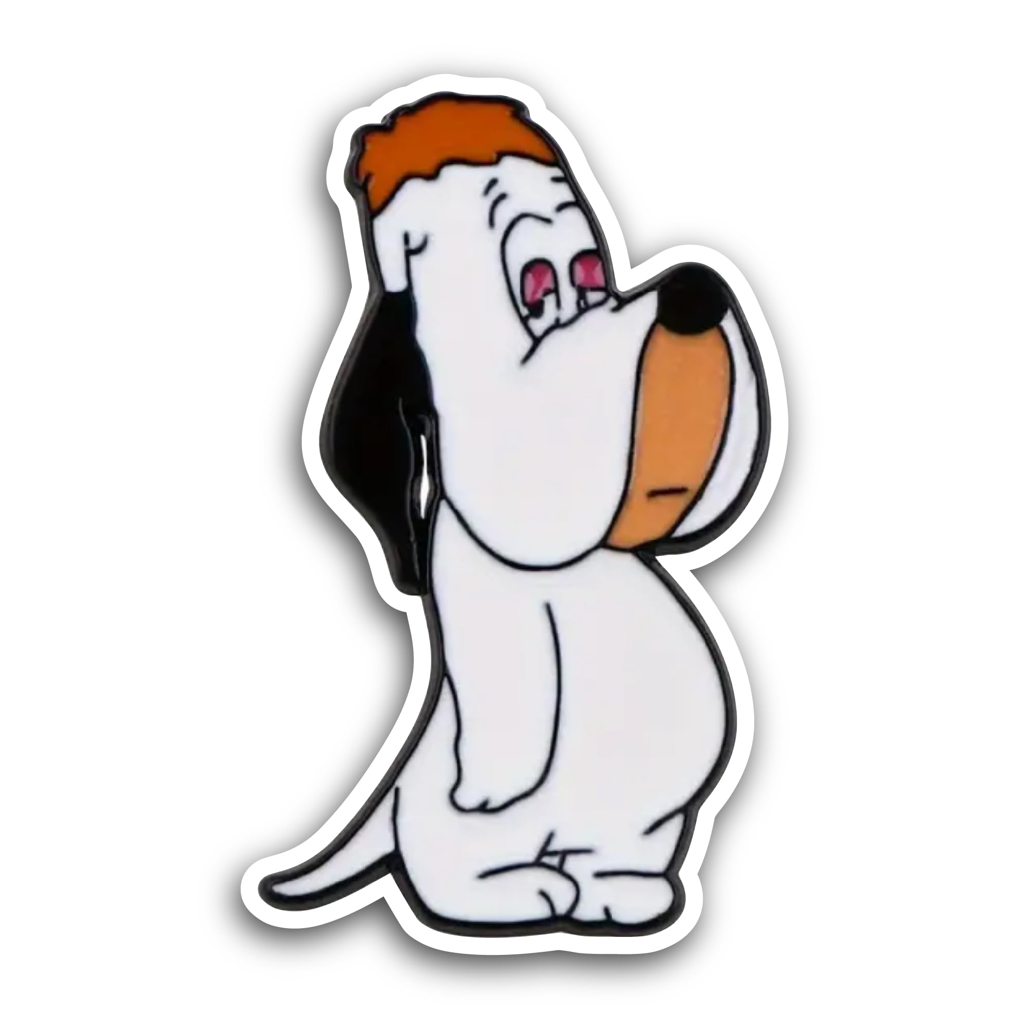 Yorkie Dad Window Vinyl Decal Sticker 6" (White), Waterproof Vinyl Decals for Many Purpose Like Cars