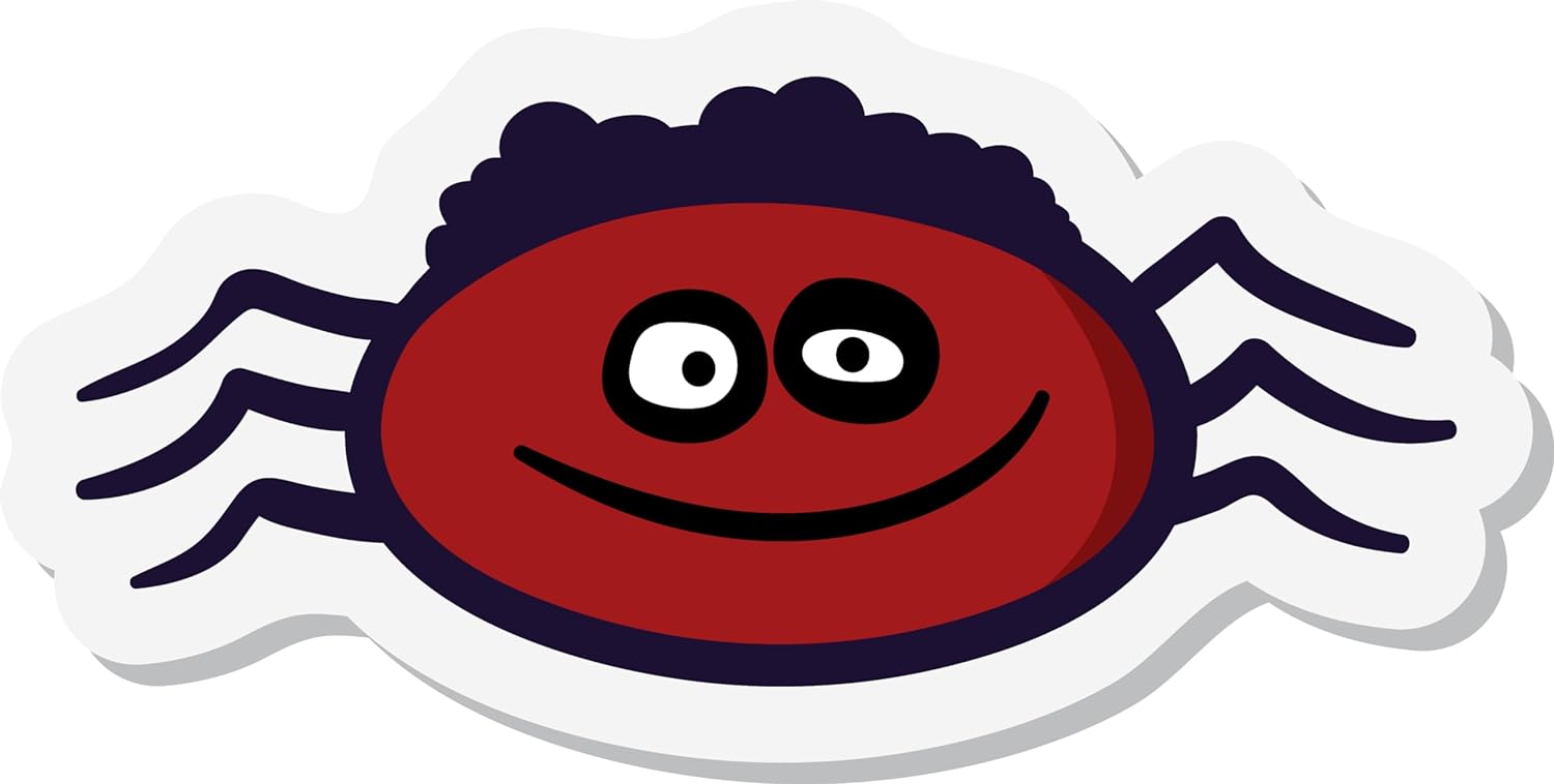 Inspirational Quote Red Spider Motivational Sticker Vinyl Decal Motivation Stickers- 5" Vinyl Sticker Waterproof