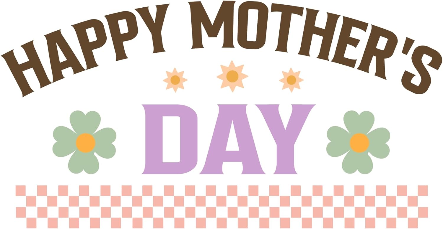 Inspirational Quote "Happy Mothers Day, Sticker" Motivational Sticker Vinyl Decal Motivation Stickers- 5" Vinyl Sticker Waterproof