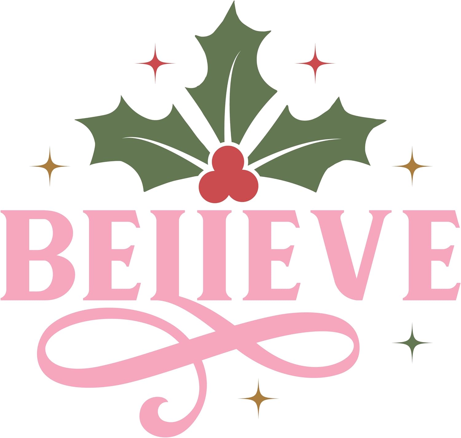 Inspirational Quote Believe Green Seed and Leaf Motivational Sticker Vinyl Decal Motivation Stickers- 5" Vinyl Sticker Waterproof