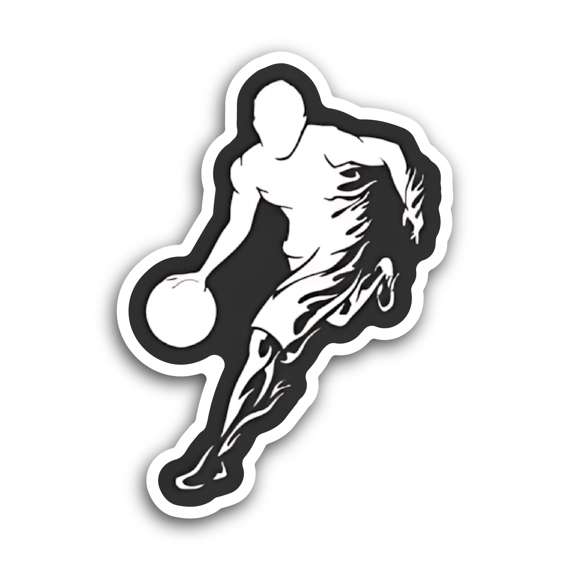 2 (Pieces) 3" and 5" Beautiful Pizza Sticker, Waterproof Vinyl Decals for Many Purpose Like Cars, Tr