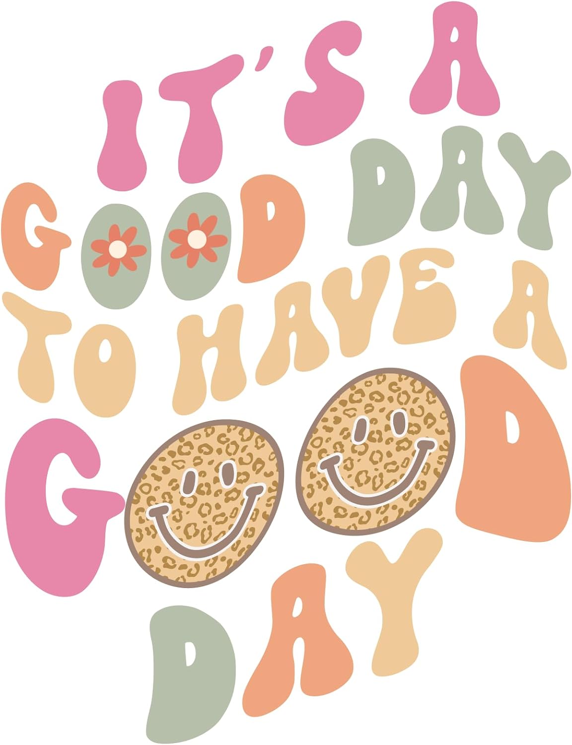 Inspirational Quote "It's A Good Day To Have A Good Day" Motivational Sticker Vinyl Decal Motivation Stickers- 5" Vinyl Sticker Waterproof
