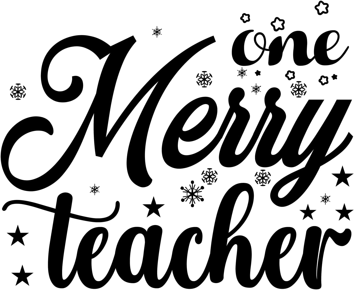 Inspirational Quote One Marry Teacher Motivational Sticker Vinyl Decal Motivation Stickers- 5" Vinyl Sticker Waterproof
