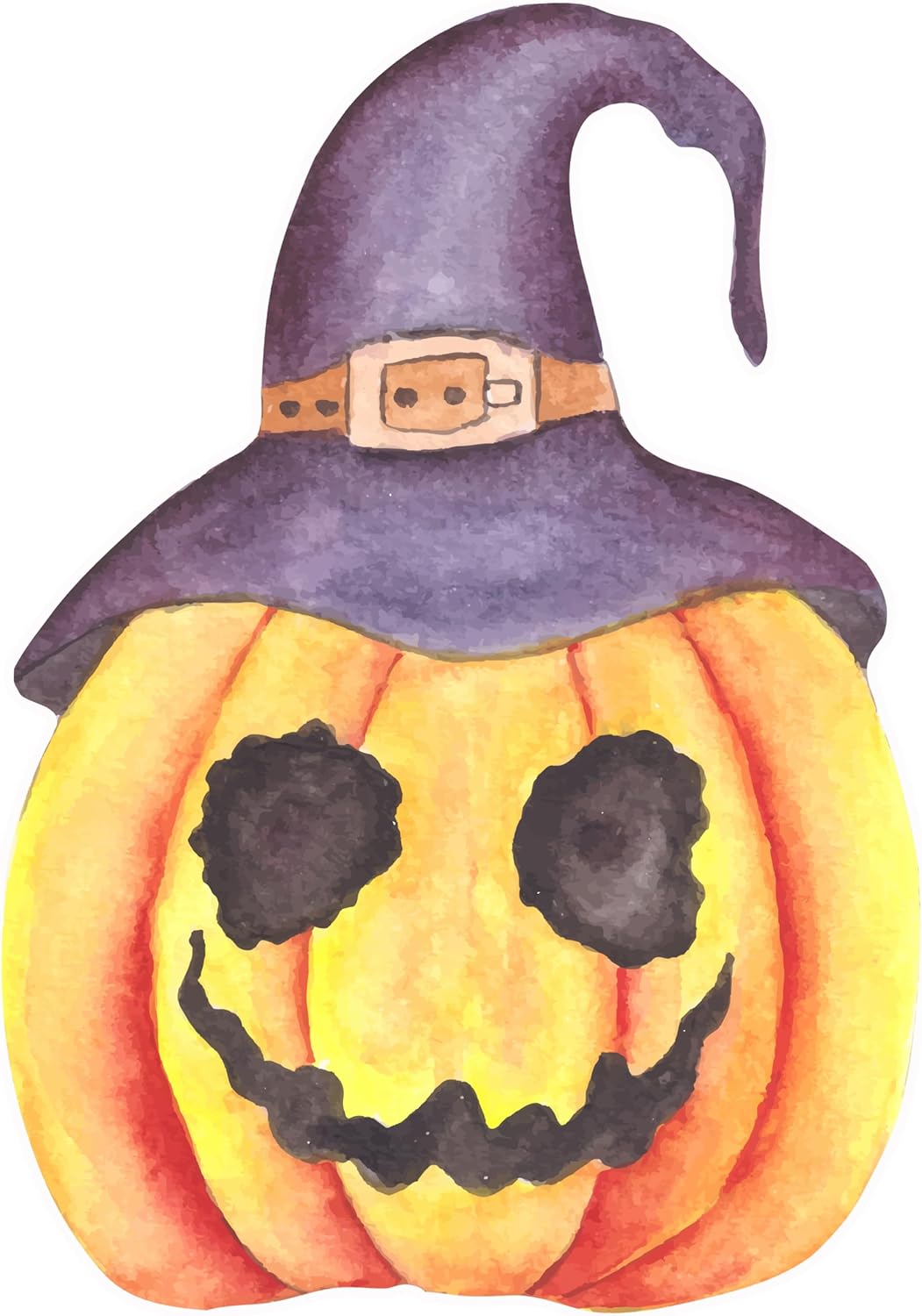 Inspirational Quote Pumpkin with Hat Motivational Sticker Vinyl Decal Motivation Stickers- 5" Vinyl Sticker Waterproof