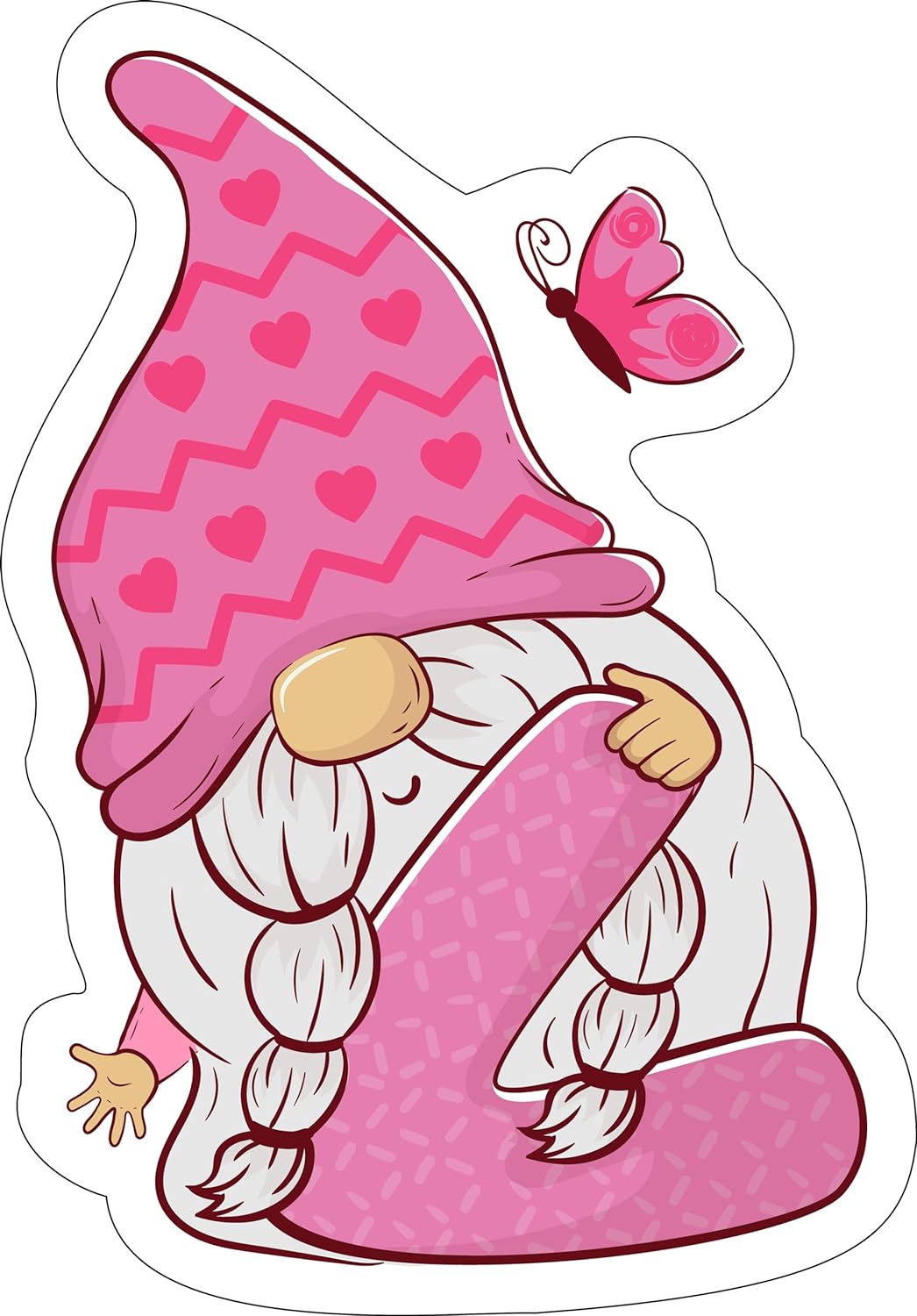 Inspirational Quote V Letter with A Heart and Butterfly Motivational Sticker Vinyl Decal Motivation Stickers- 5" Vinyl Sticker Waterproof