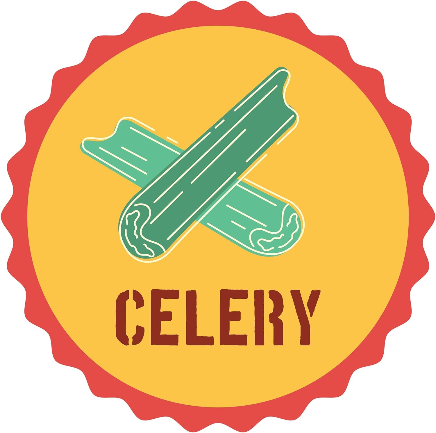 Inspirational Quote Celery, Pretty & Motivational Sticker - Vinyl Decal Motivation Stickers- 5" Vinyl Sticker Waterproof