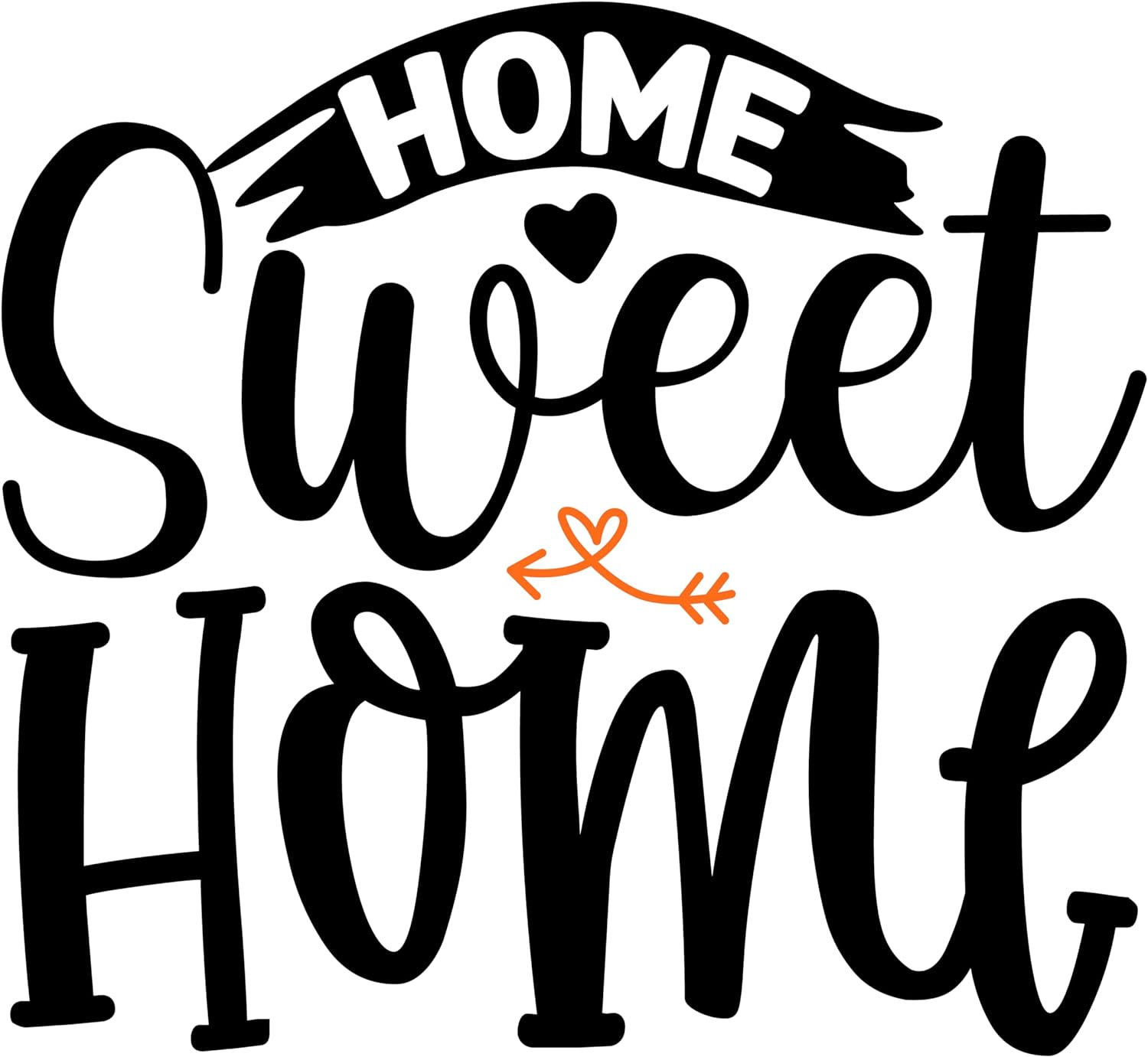 Inspirational Quote Home Sweet Home Motivational Sticker Vinyl Decal Motivation Stickers- 5" Vinyl Sticker Waterproof