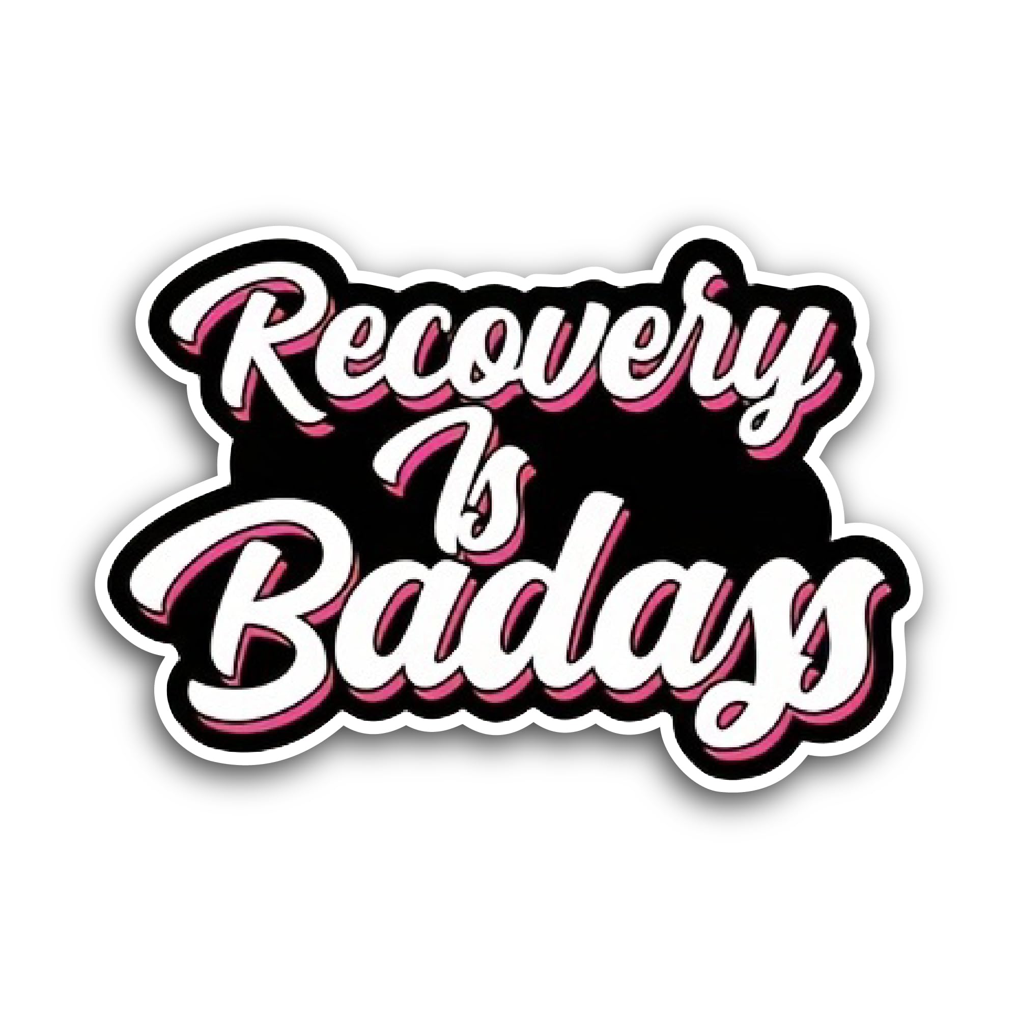 2 (Pieces) 3" and 5" Christmas Ch@@r Sticker, Waterproof Vinyl Decals for Many Purpose Like Cars, Tr